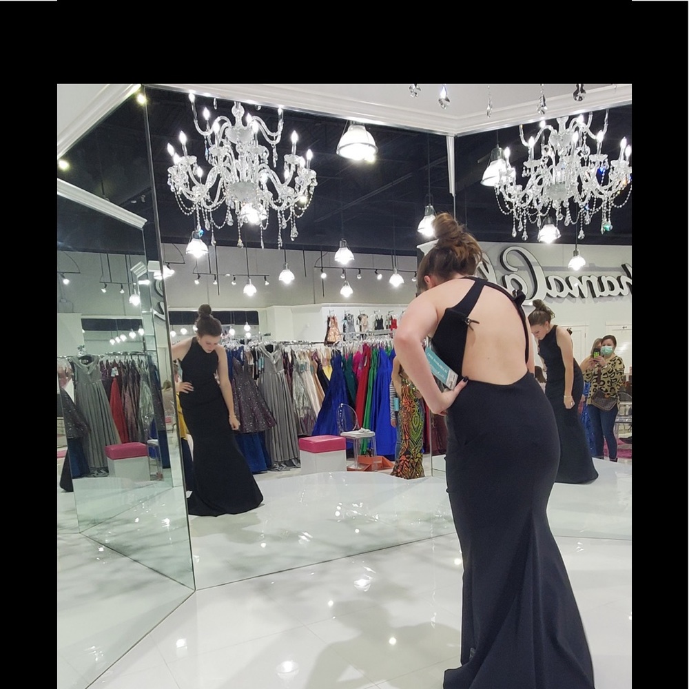 Black Tarik Ediz Prom Dress